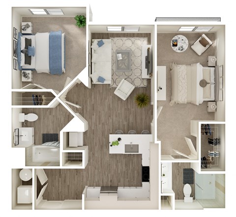 Two Bedroom Two Bath